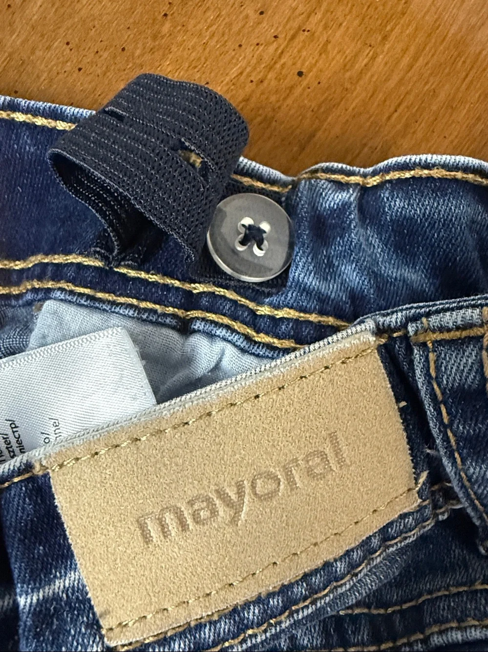 Mayoral adjustable waistband washed
